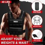 40lb Adjustable Weighted Vest for Workouts