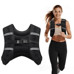 Adjustable Weighted Vest with Reflective Straps