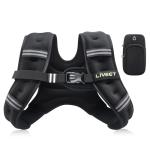 Liveet Adjustable 10lb Weighted Vest with Pockets