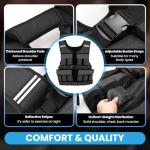 Adjustable Weighted Vest for Men and Women