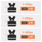 Adjustable Weighted Vest for Men and Women