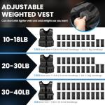 Adjustable Weighted Vest for Men and Women