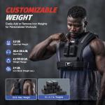 ZELUS Adjustable Weighted Vest for Strength Training