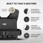 Adjustable 35lbs Weighted Vest for Training