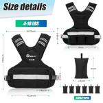 Adjustable Weighted Vest for Walking and Running