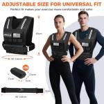 Adjustable Weighted Vest for Men and Women