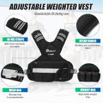 Adjustable Weighted Vest for Walking and Running