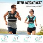 Adjustable Weighted Vest for Walking and Running