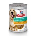 Hill's Science Diet Perfect Weight Dog Food, 12 Pack