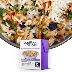 JustFoodForDogs Lamb & Brown Rice Dog Food