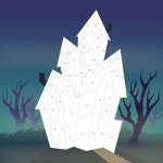 Halloween Paint by Sticker Activity for Kids
