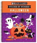 Halloween Sticker by Number - Brain Games Volume 1