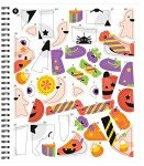 Halloween Sticker by Number - Brain Games Volume 1