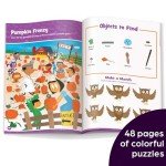 Halloween Hidden Picture Sticker Play Scenes Set