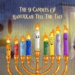 Hanukkah Story in 9 Candle Set