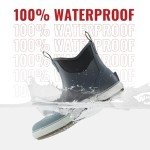 Men's Waterproof Fishing Deck Boots - Grey