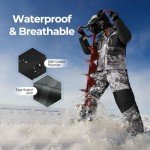 Waterproof Insulated Ice Fishing Bibs - Veil Camo