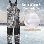 Waterproof Insulated Ice Fishing Bibs - Veil Camo
