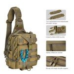Lightweight Fishing Tackle Bag with Rod Holder