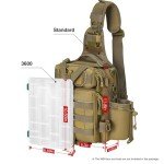 Lightweight Fishing Tackle Bag with Rod Holder