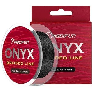Piscifun Onyx 150Yd Braided Fishing Line 6lb