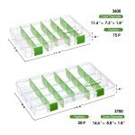 Piscifun Waterproof Fishing Tackle Storage Organizer Boxes