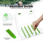Piscifun Waterproof Fishing Tackle Storage Organizer Boxes