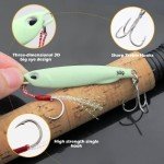 Luminous Metal Fishing Jigs and Spoons Set
