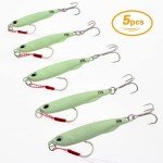 Luminous Metal Fishing Jigs and Spoons Set
