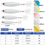 Dr.Fish 5 Pack Saltwater Jigging Spoons