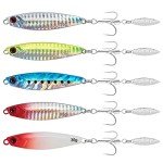 Dr.Fish 5-Pack Metal Jigging Fishing Spoons
