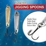 Silver 1/2oz Jigging Spoon by Reaction Tackle