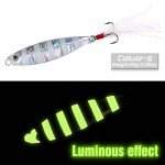 Sougayilang Sinking Metal Spoon Fishing Lures - 5PCS