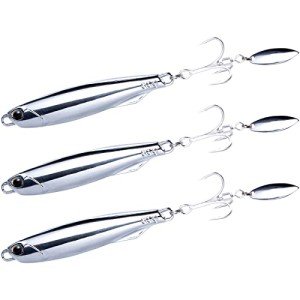 Dr.Fish 3-Pack Metal Casting Jigs for Fishing