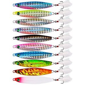 Aorace 10-Pack 7cm Fishing Spoon Lures