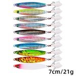 Aorace 10-Pack 7cm Fishing Spoon Lures