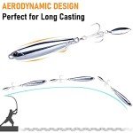 Dr.Fish 3-Pack Metal Casting Jigs for Fishing