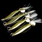 OriGlam 4pcs Metal Jigs Fishing Lures Set