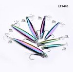 Saltwater Vertical Jigs - 5 Pack Neon Lures