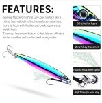 Saltwater Vertical Jigs - 5 Pack Neon Lures