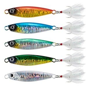 Alwonder 5-Pack Saltwater Fishing Jigs and Lures