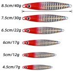 Aorace Metal Jigs Fishing Lures Kit 12pcs