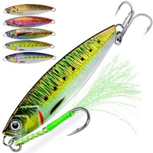 Saltwater Vertical Jigging Fishing Lures - 5pcs