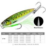 Saltwater Vertical Jigging Fishing Lures - 5pcs