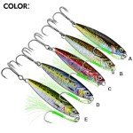 Saltwater Vertical Jigging Fishing Lures - 5pcs
