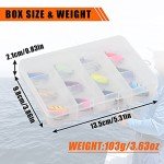 Colorful Mini Fishing Spoon Lure Set, 12/24pcs