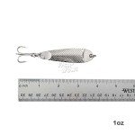 5 Pack Silver Casting Spoon Jig Lures