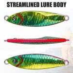 Saltwater Fishing Jigs Lures Kit with Hooks