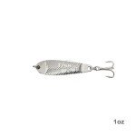 5 Pack Silver Casting Spoon Jig Lures