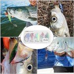 Saltwater Fishing Jigs Lures Kit with Hooks
